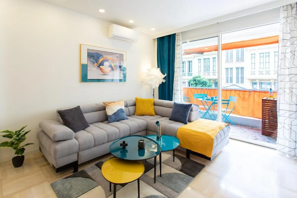 L38 Hobeika Suite Fleur 7Min Walk To Beach,Free Park,Balc&Ac Nizza