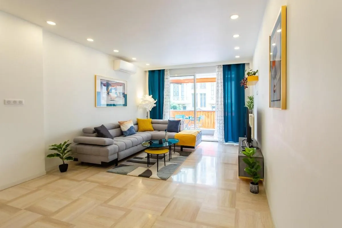 L38 Hobeika Suite Fleur 7Min Walk To Beach,Free Park,Balc&Ac Nice