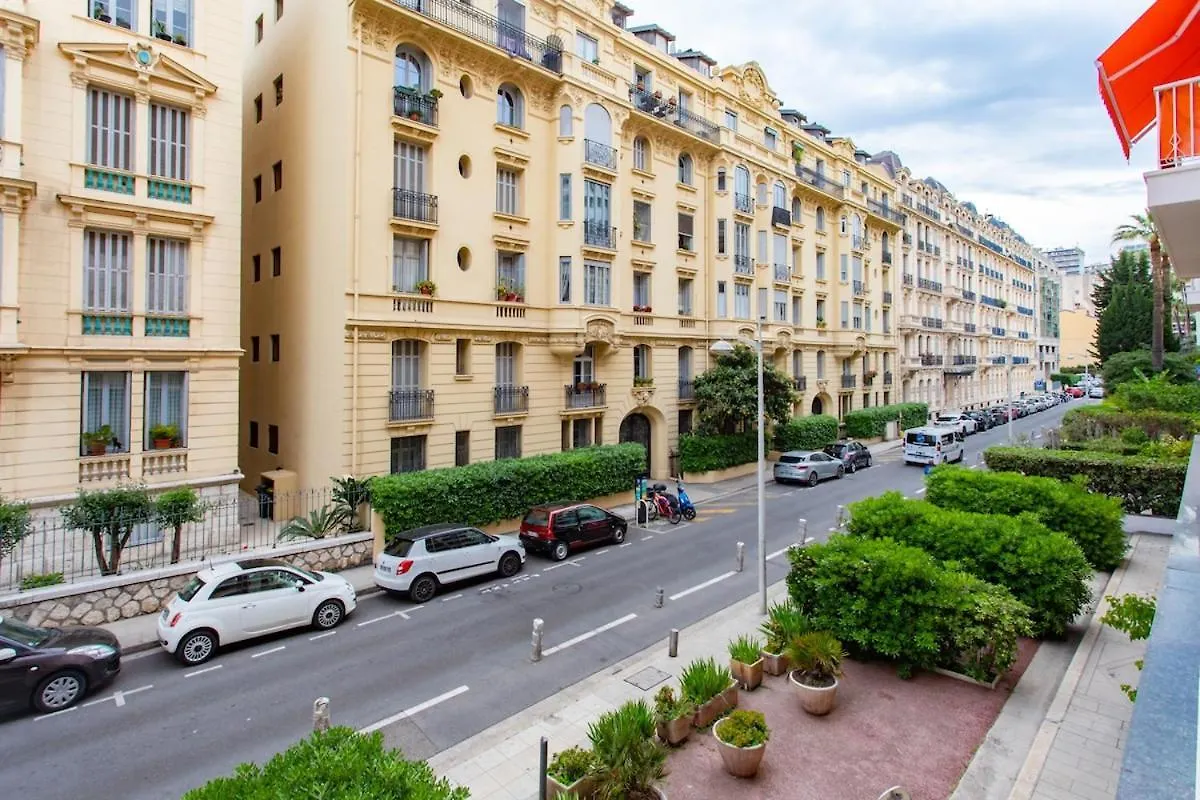 L38 Hobeika Suite Fleur 7Min Walk To Beach,Free Park,Balc&Ac Nice France